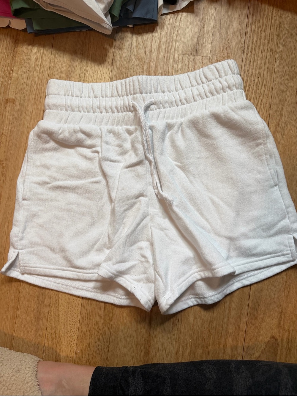 wild fable White Terry Drawstring Athletic Shorts